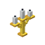 White Golden Candelabra icon