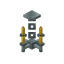 Yellow Silver Chandelier icon