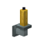 Yellow Silver Wall Candle icon