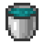 Luminous Cyan Water Bucket icon