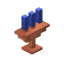 Candleholder Copper Blue icon