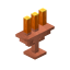 Candleholder Copper Orange icon