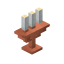 Candleholder Copper White icon