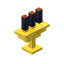 Candleholder Golden Black icon