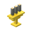 Candleholder Golden Light Gray icon