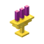 Candleholder Golden Magenta icon