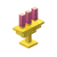 Candleholder Golden Pink icon