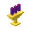 Candleholder Golden Purple icon