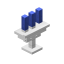 Candleholder Iron Blue icon