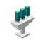 Candleholder Iron Cyan icon