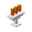 Candleholder Iron Orange icon