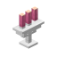 Candleholder Iron Pink icon