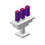 Candleholder Iron Purple icon