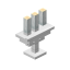 Candleholder Iron White icon