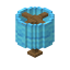 Umbrella Lamp Light Blue icon