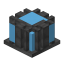 Wall Lamp Lattice Light Blue icon