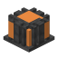 Wall Lamp Lattice Orange icon