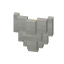 Wall Umbrella Lamp Light Gray icon