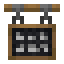 Black Hanging Canvas Sign icon