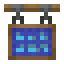 Blue Hanging Canvas Sign icon