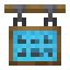 Light Blue Hanging Canvas Sign icon