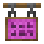 Magenta Hanging Canvas Sign icon