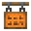 Orange Hanging Canvas Sign icon