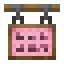 Pink Hanging Canvas Sign icon