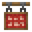 Red Hanging Canvas Sign icon
