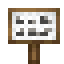 White Canvas Sign icon