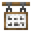 White Hanging Canvas Sign icon