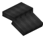 Black Flat Roof Block icon