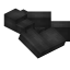 Black Longer Flat Roof Block icon