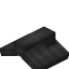 Black Top Flat Roof icon