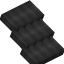 Black Flat Roof icon