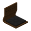 Black Floor Chair (Dark Oak) icon