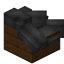 Black Longer Roof Block (Dark Oak) icon