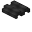 Black High Roof Tile Block icon