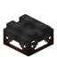 Black Low Roof Tile Block (Framed) icon