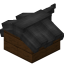 Black Longer Top Roof Block (Dark Oak) icon