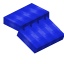 Blue Flat Roof Block icon