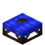 Blue Low Flat Roof Tile Block (Framed) icon