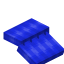 Blue Flat Roof Slab icon