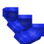 Blue Longer Flat Roof icon