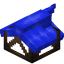 Blue Longer Top Flat Roof Block (Framed) icon