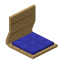 Blue Floor Chair (Oak) icon