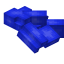 Blue Longer Roof Block icon