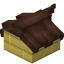 Brown Longer Top Roof Block (Bamboo) icon
