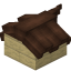 Brown Longer Top Roof Block (Birch) icon