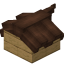 Brown Longer Top Roof Block (Oak) icon